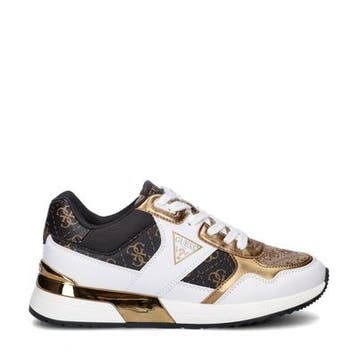 Guess Mickay lage sneakers voor dames in het Beige, Guess, Verzenden, Beige, Nieuw