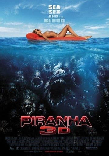 Piranha (2010) (3D & 2D Blu-ray), Cd's en Dvd's, Blu-ray, Verzenden, Nieuw in verpakking, Horror