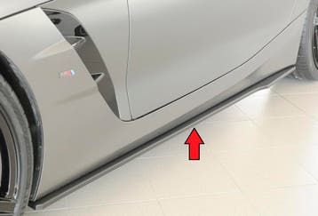 Side skirt aanzetstuk | geschikt voor BMW | Z4 Roadster 2019, Auto-onderdelen, Carrosserie en Plaatwerk, Verzenden, Nieuw, BMW