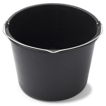 Emmer | Toolland | 12 liter (LDPE, Zwart), Tuin en Terras, Verzenden, Nieuw