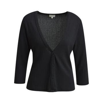 Milano Italy • zwart vestje • S, Verzenden, Zwart, Maat 36 (S), Milano Italy