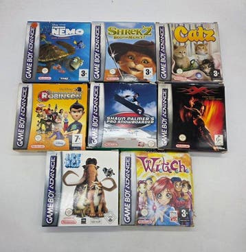 Nintendo - Gameboy Advance - Old stock - GBA - Lot of 8, Nieuw