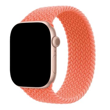 Apple Watch bandje Onyx - gevlochten - solo - nylon, Verzenden, Nieuw