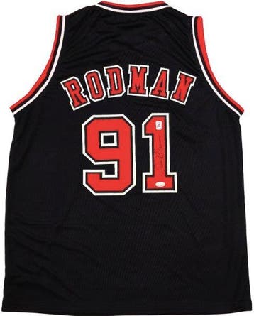 NBA - Dennis Rodman - Zwart maatwerk basketbalshirt, Nieuw