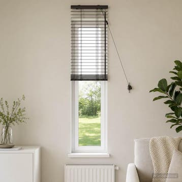 vidaXL Venetiaanse jaloezie Donkerbruin 40 x 160 cm 35 mm, Verzenden, Nieuw, Bruin