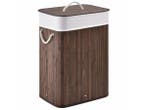 Veiling - Bamboe Wasmand Curly - 72 L - Bruin - Uitneembare, Nieuw