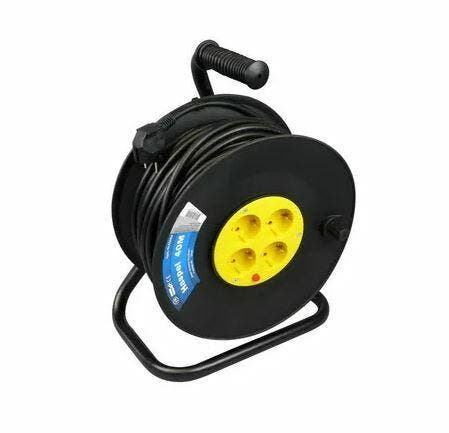 Kabelhaspel / haspel 40 meter 4V 3x1.5mm² + RA, Doe-het-zelf en Verbouw, Elektra en Kabels, Nieuw, Verzenden