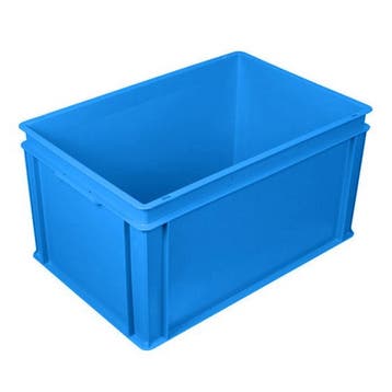 Stapelbak kunststof 600x400x325 mm 60 liter blauw, 40 liter of meer, Ophalen of Verzenden, Nieuw, Kunststof