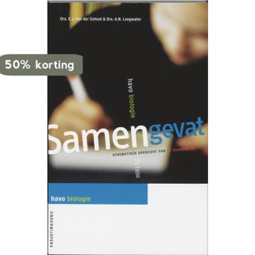 Samengevat havo Biologie 9789006070491 A.N. Leegwater, Verzenden, Gelezen, A.N. Leegwater