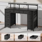 Bureau - Computertafel - Computerbureau - 120x50 cm - Zwart, Huis en Inrichting, Bureaus, Verzenden, Zo goed als nieuw