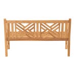 Tuinbank teakhout Cross 150 cm 3 persoons, Tuin en Terras, Ophalen of Verzenden, Nieuw, Teakhout