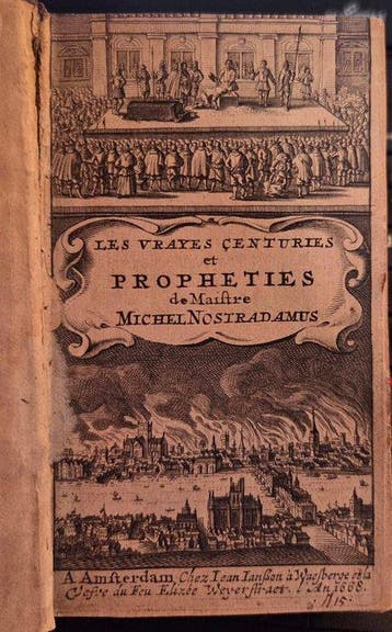 Nostradamus - Les vrayes centuries et prophéties de Maistre, Antiek en Kunst