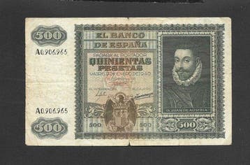 Spanje. - 500 Pesetas - 1940 - Pick 119 (Zonder