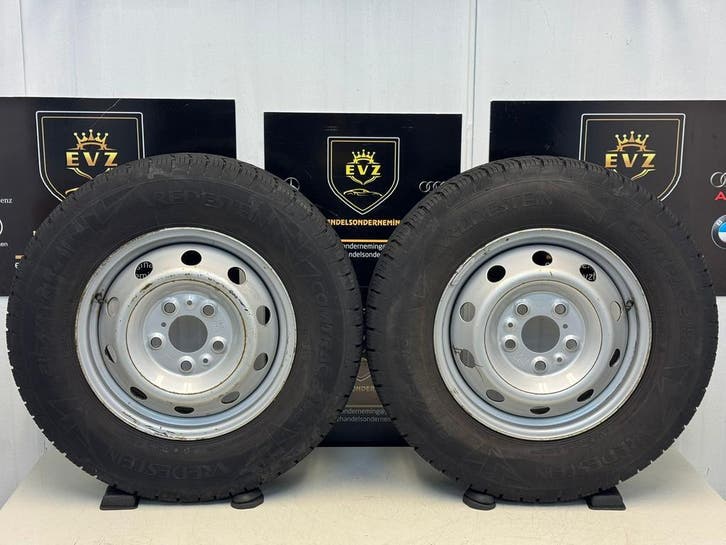 2 stuks 215/75R16CAll-Seasons velgenbanden Fiat Ducato 5x130, Auto-onderdelen, Banden en Velgen, 16 inch, All Season, 215 mm, Bestelwagen