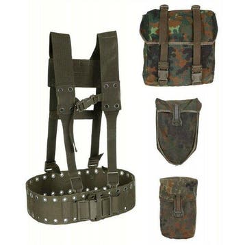 Duitse Bundeswehr tactical load carrying set 5-delig, Fle..., Verzamelen, Ophalen of Verzenden, Landmacht, Duitsland, Overige typen
