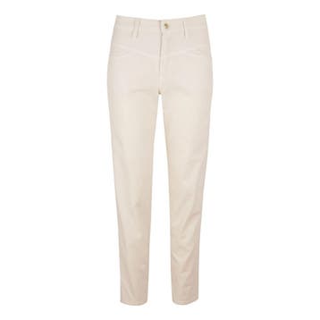 Cambio • fluwelen broek Kadlin in ecru • 34, Cambio, Verzenden, Wit, Nieuw