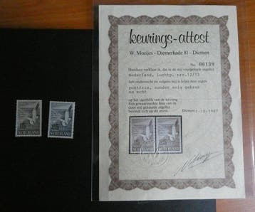 Nederland 1951 - Luchtpostzegels Meeuwen - NVPH LP12/LP13, Gestempeld