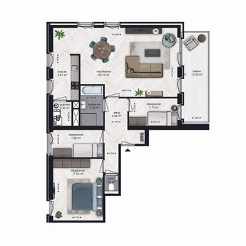 Te huur: Appartement Van Delfthof in Tilburg, Tilburg, Noord-Brabant, Appartement