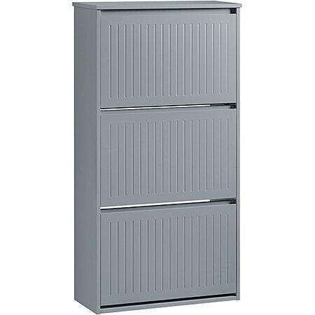 2dekans | SoBuy - Schoenenkast - Grijs - 61x26x120 -, Huis en Inrichting, Kasten | Schoenenkasten, Zo goed als nieuw, Ophalen of Verzenden