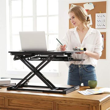 Monitor verhoger - Laptop verhoger - Bureau verhoger - 72x42, Diversen, Bureau-accessoires, Verzenden, Zo goed als nieuw