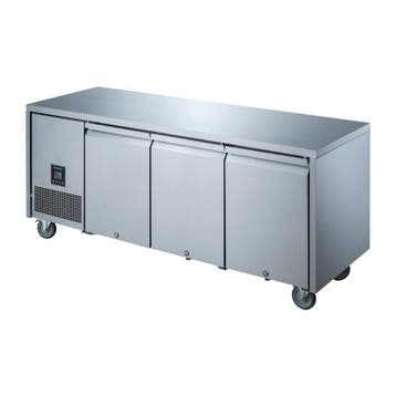 Driedeurs koelwerkbank 420 L | 85(h) x 188,5(b) x 66(d)cm..., Verzenden, Nieuw in verpakking