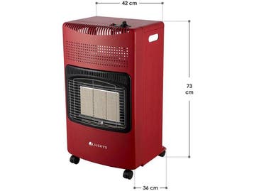 GS42US Gaskachel - 3-standen - Max 4200 Watt - Rood, Verzenden, Nieuw