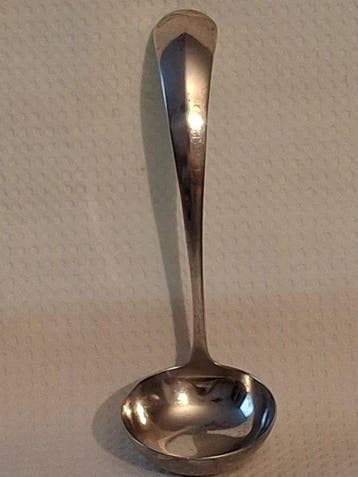 van Kempen en Begeer - Juslepel - Zware zilveren Saus Lepel,, Antiek en Kunst