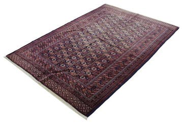 Turkmeens antiek tapijt - Vloerkleed - 188 cm - 133 cm -, Nieuw