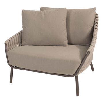 4 Seasons Outdoor Montera lounge stoel XL incl. 2 kussens en, Tuin en Terras, Tuinstoelen, Nieuw