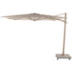 Siesta premium zweefparasol 300x300 cm latte frame sand 4, Tuin en Terras, Parasols, Ophalen of Verzenden, Nieuw