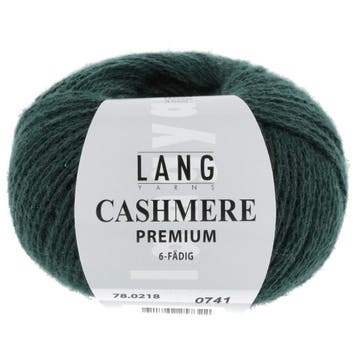 LANG Yarns Cashmere Premium - 218 Dennengroen - Puur Kasjm, Ophalen of Verzenden, Nieuw