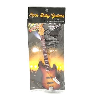 Baby miniatuur replica Fender basgitaar 15 cm Jaco Pastorius, Ophalen of Verzenden, Nieuw, Pop, Beeldje of Miniatuur