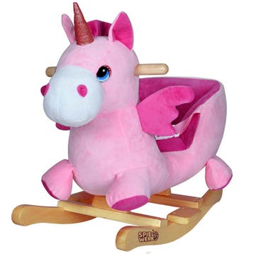 Schommeldier Eenhoorn Roze incl Gordel (Hobbeldieren), Verzenden, Nieuw