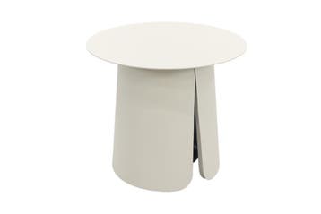 VDG Velora koffietafel Ø45 cm. - Cream, Verzenden, Nieuw, Rond, Overige materialen