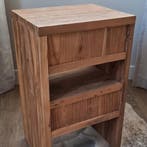 Bedkastje - nachtkastje 42x32x70cm - Naturel, Minder dan 50 cm, Overige typen, Nieuw, Ophalen of Verzenden