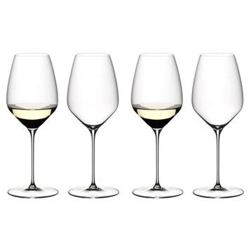 Riedel Veloce Riesling | 4 glazen | 15% korting, Huis en Inrichting, Verzenden, Nieuw, Glas, Glas of Glazen