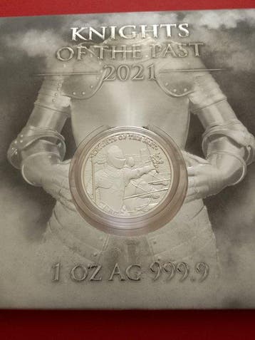 Malta. 5 Euro 2021 Knights of the Past (Zonder