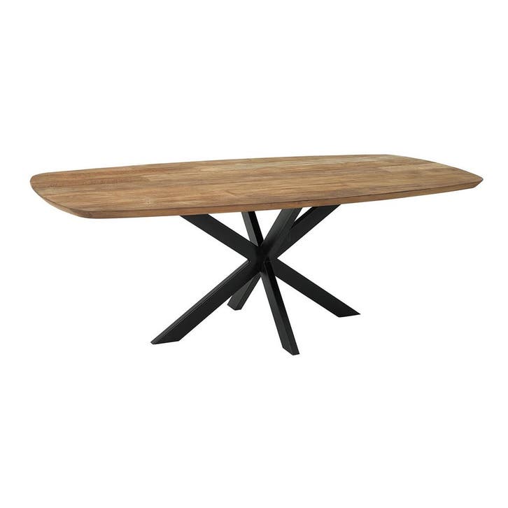 *WOONWINKEL* DTP Home Evo Teak Eettafel Deens Ovaal 220 Cm, Huis en Inrichting, Tafels | Eettafels, Nieuw, Verzenden