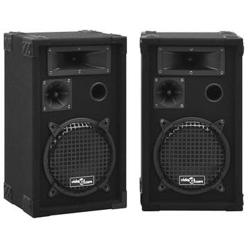 vidaXL Hifi-podiumluidsprekers 2 st passief professioneel, Audio, Tv en Foto, Luidsprekers, Verzenden, Nieuw