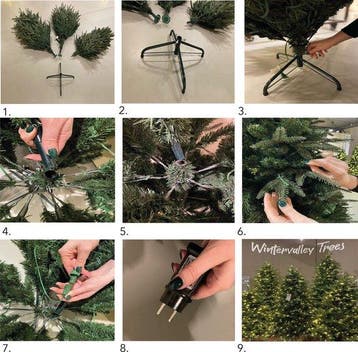 2dekans | Wintervalley Trees - Kunstkerstboom Joren -, Ophalen of Verzenden, Zo goed als nieuw