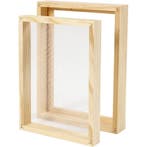 Papiermal met dubbel frame, A5, afm 25x19x3cm, 1 stuk, Nieuw