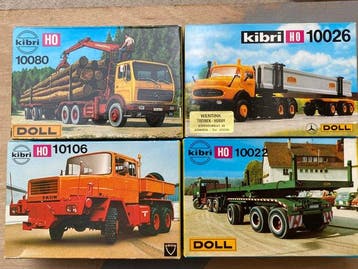 Kibri 1:87 - Model vrachtwagen (4) - kibri B-10080; B-10022,, Nieuw