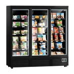 GGM Gastro | Wandvrieskast - 1890mm - 1539L - met 3 glazen |, Verzenden, Nieuw, Inbouw, Vrieskast