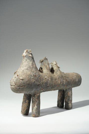 Een houten beeld - Boli - Bamana - Mali (Zonder