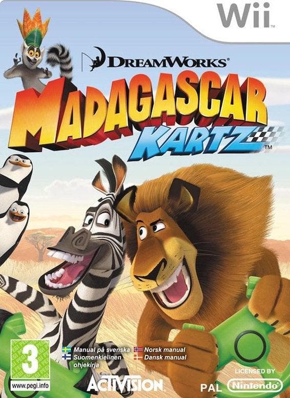 Madagascar Kartz (Wii Games), Spelcomputers en Games, Games | Nintendo Wii, Zo goed als nieuw, Ophalen of Verzenden