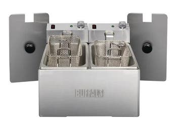 dubbele friteuse 2x3L 2000W Buffalo, Verzenden, Nieuw in verpakking