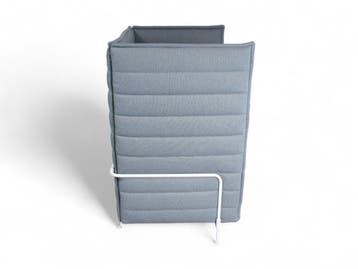 Vitra Alcove Plus Desk, formaat M, grijs-blauw met wit, Overige plaatsen, Ophalen of Verzenden, Gebruikt, Bureau
