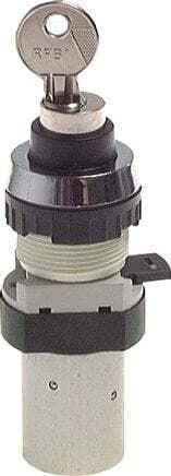 5/2 M5 Sleutelschakelaar Ventiel Zwart 0-12bar/0-168psi, Verzenden, Nieuw