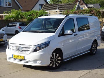 Zakelijke Lease |  Mercedes-Benz Vito 114 CDI Lang DC 6-Zits, Automaat, Stof, Gebruikt, Wit