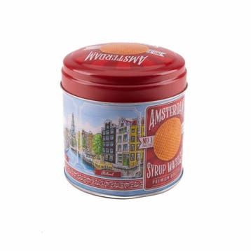 Blik met 8 stroopwafels Amsterdam, Ophalen of Verzenden, Nieuw